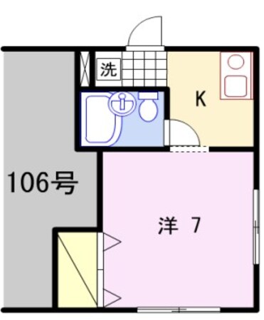 コーポ西中島の物件間取画像